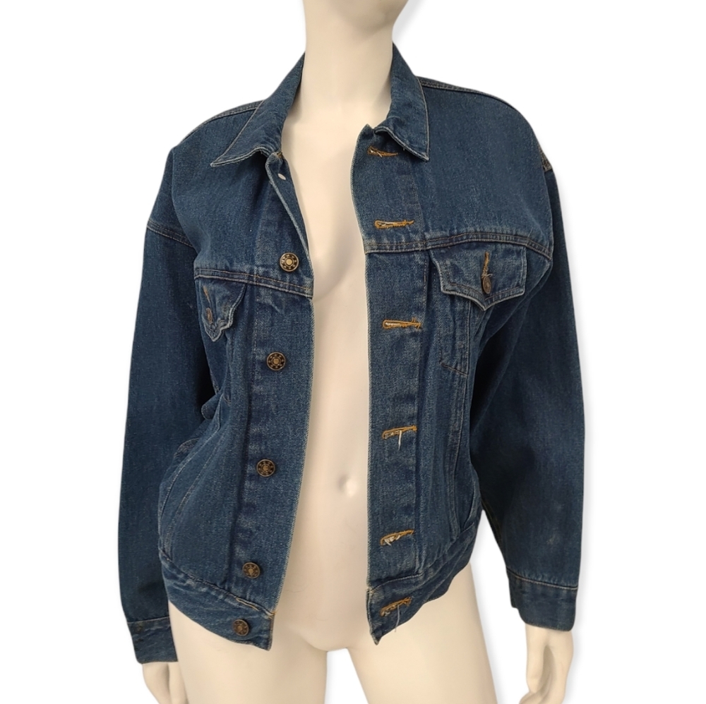 Vintage 80's Giorgio Morandi Jean Jacket Small